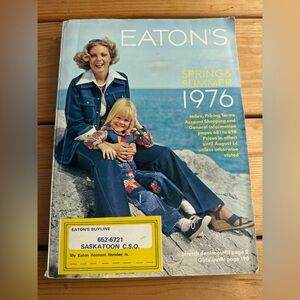 Vintage EATONS Spring & Summer catalog 
1976 - Winnipeg edition